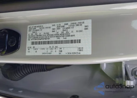 2023 Ford F-150 Xl from USA, damaged, VIN 1FTFW1E54PKF96781